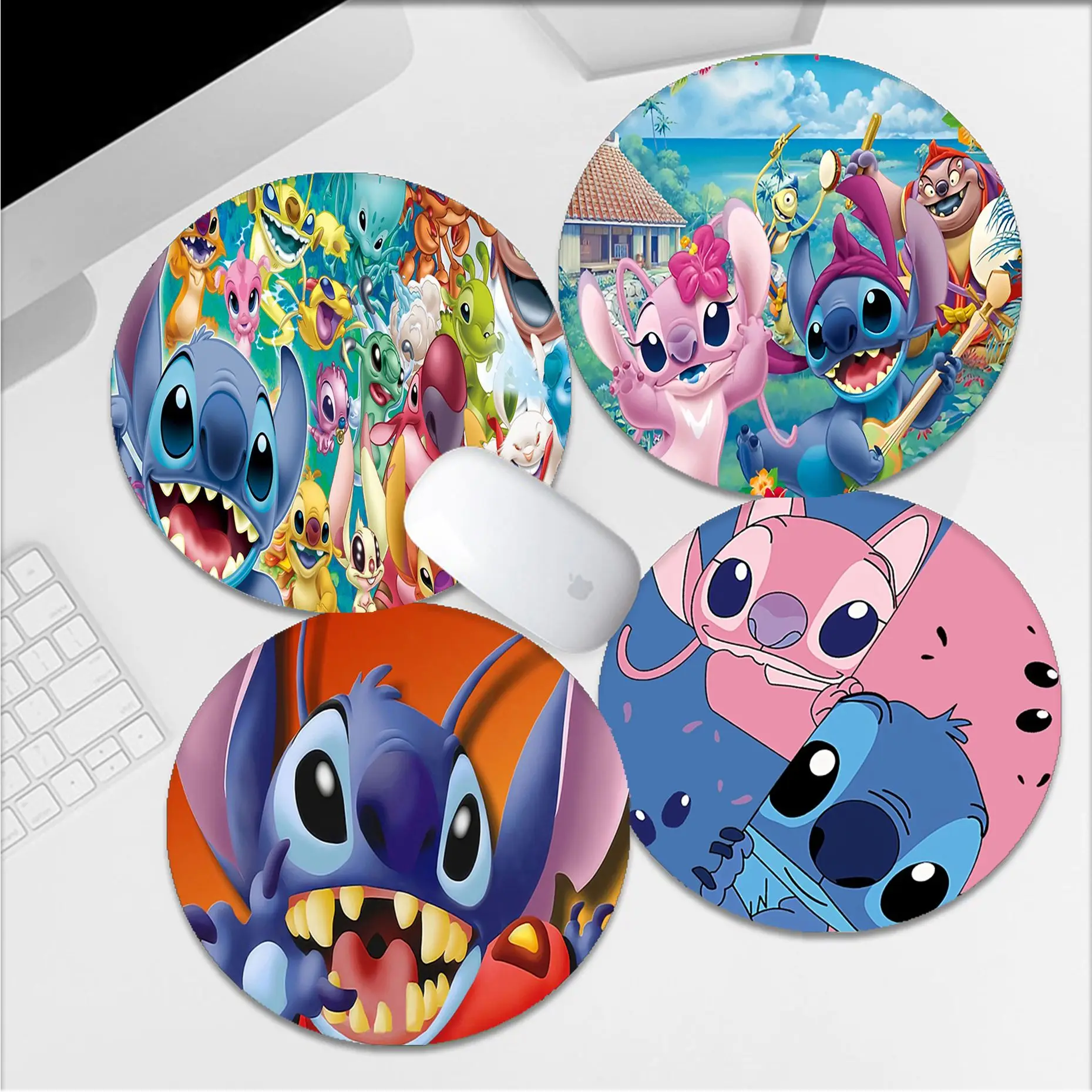 Disney Lilo & Stitch DIY Round Keyboard Mat Table Mat Students Cabinet Gamer Desktop Mousepad Cup Mats For PC Gamer Mousemat
Disney Lilo & Stitch DIY Round Keyboard Mat Table Mat Students Cabinet Gamer Desktop Mousepad Cup Mats For PC Gamer Mousemat