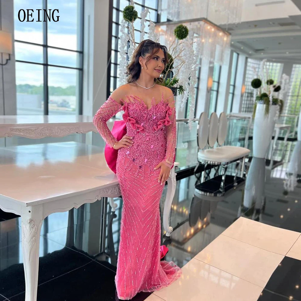 OEING 2023 Sweetheart Pink Detachable Sleeves Evening Prom Gowns Strapless Floor Length Bow Quinceanera Dresses Sequined Vestido
OEING 2023 Sweetheart Pink Detachable Sleeves Evening Prom Gowns Strapless Floor Length Bow Quinceanera Dresses Sequined Vestido