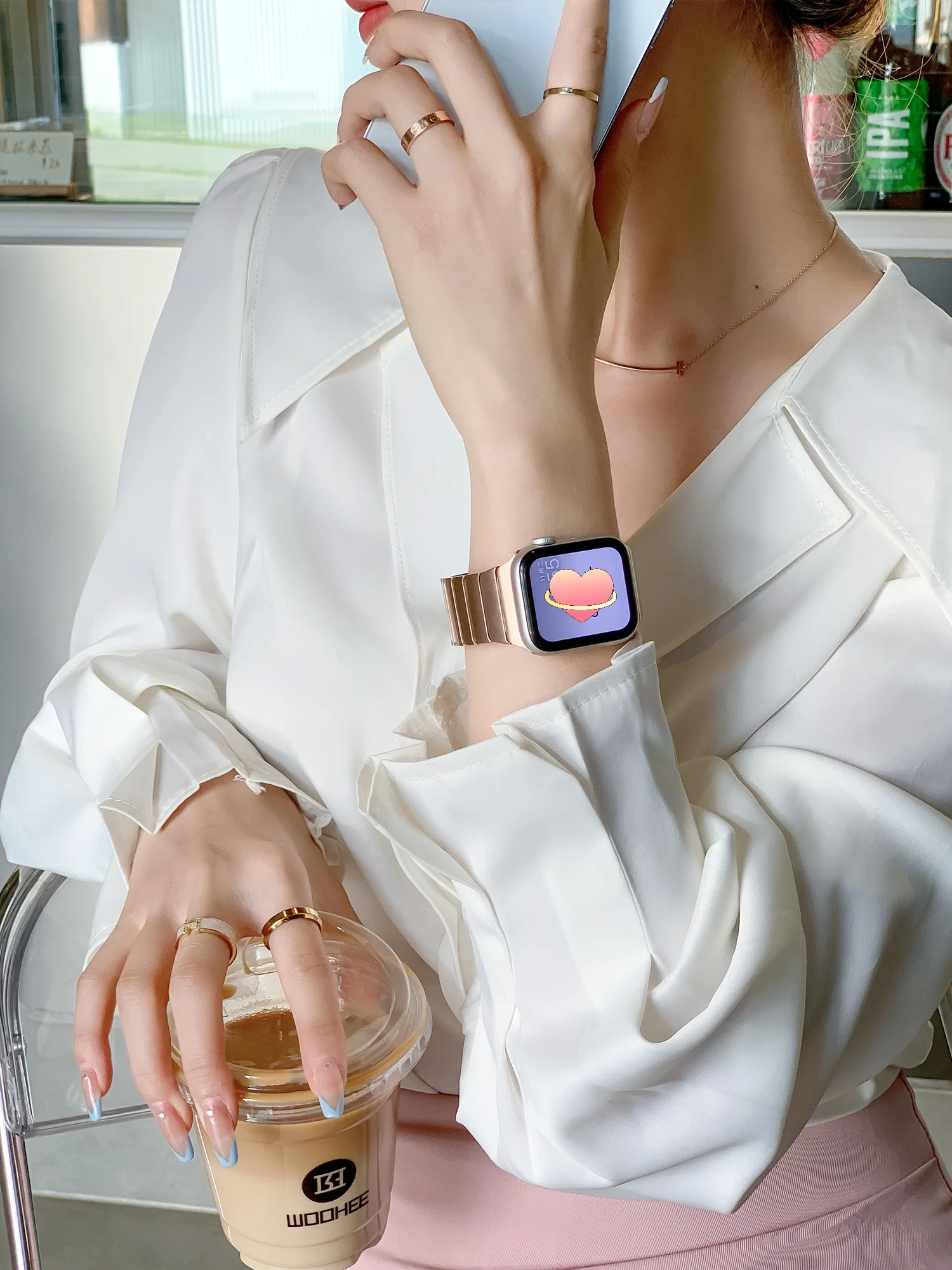 Girl Slim Starlight Bracelet For Apple Watch Ultra 49mm 8 7 6 SE Strap 41mm 45mm Metal Band For iwatch 5 3 38mm Band 40mm 44mm
Girl Slim Starlight Bracelet For Apple Watch Ultra 49mm 8 7 6 SE Strap 41mm 45mm Metal Band For iwatch 5 3 38mm Band 40mm 44mm