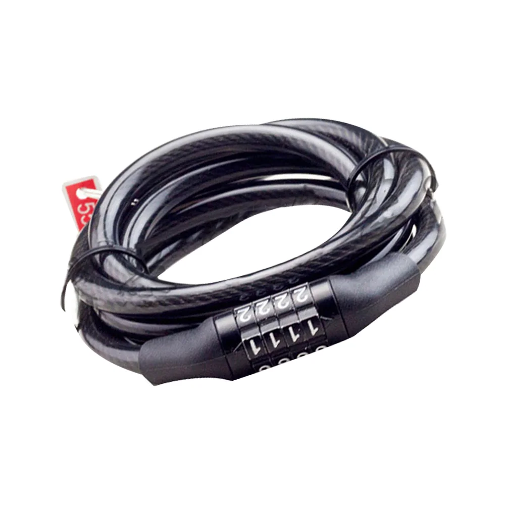 1 Pc Password Lock Steel Durable Heavy Duty 4 Digit Password Lock Cable Lock Chain Lock for Mountain Bike
1 Pc Password Lock Steel Durable Heavy Duty 4 Digit Password Lock Cable Lock Chain Lock for Mountain Bike