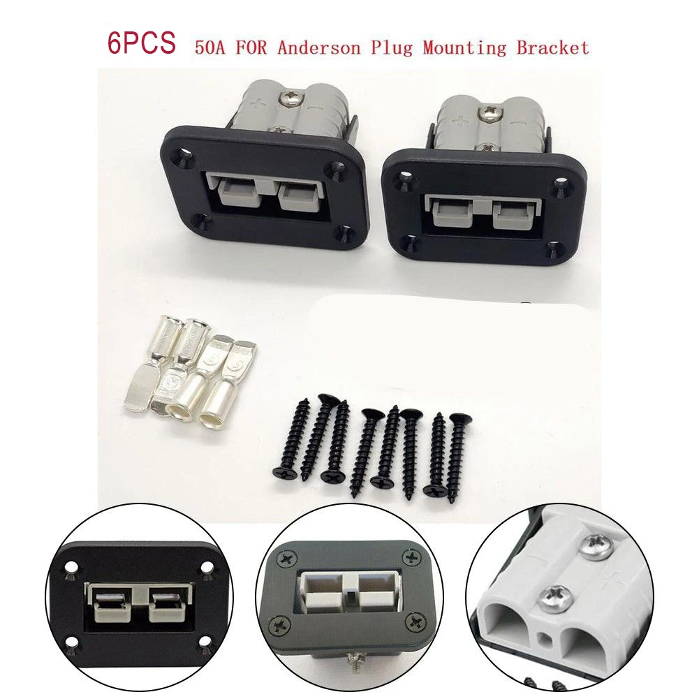 6pcs Car For Anderson Socket Panel For Anderson Plug Grey Plastic -25℃ ~-80℃ 12-24V 50A 600W Corrosion Resistant
6pcs Car For Anderson Socket Panel For Anderson Plug Grey Plastic -25℃ ~-80℃ 12-24V 50A 600W Corrosion Resistant