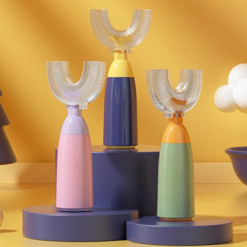 1Pc New Manual Children's U-Shaped Toothbrush Silicone Toothbrush Soft Bristles Oral Cleaning Baby Oral Health Care
1Pc New Manual Children's U-Shaped Toothbrush Silicone Toothbrush Soft Bristles Oral Cleaning Baby Oral Health Care