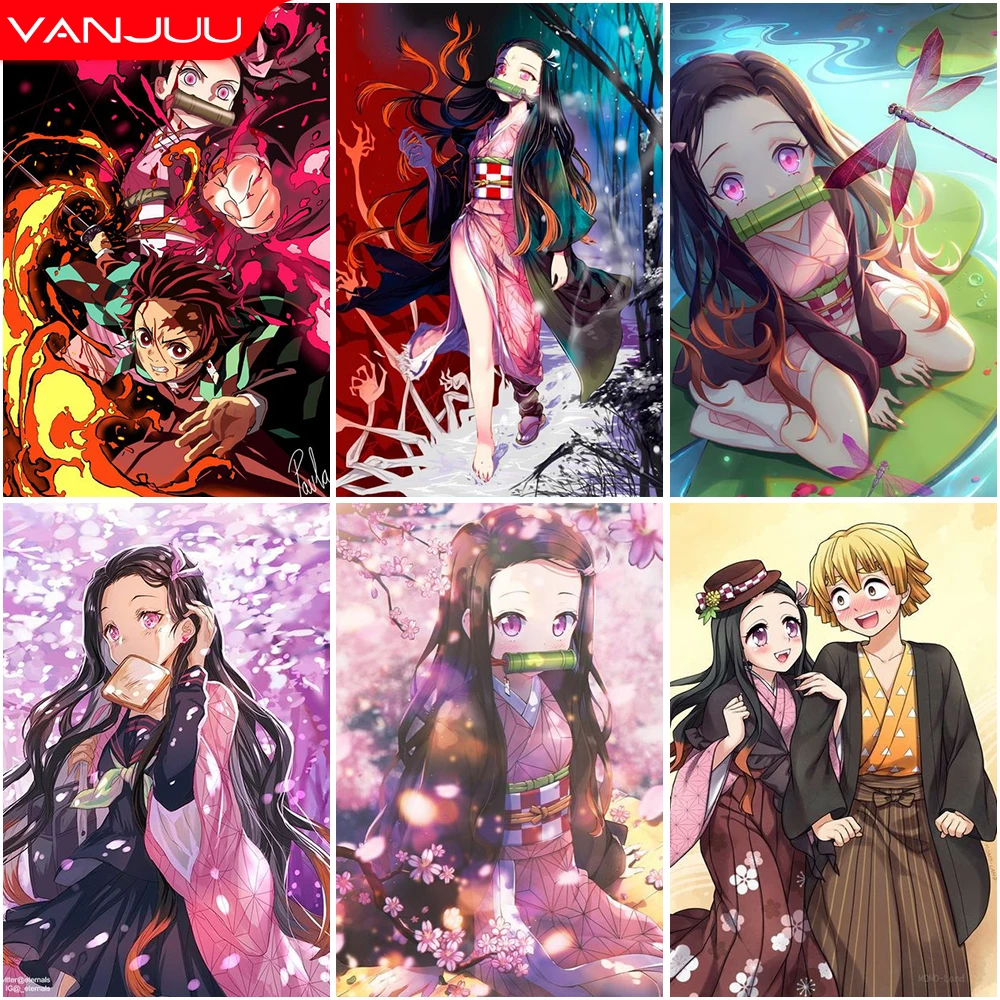 5D Diamond Painting Cartoon Anime DIY Diamond Mosaic Full Round Diamond Embroidery Cross Stitch Kit Handmade Gift Home Decor
5D Diamond Painting Cartoon Anime DIY Diamond Mosaic Full Round Diamond Embroidery Cross Stitch Kit Handmade Gift Home Decor