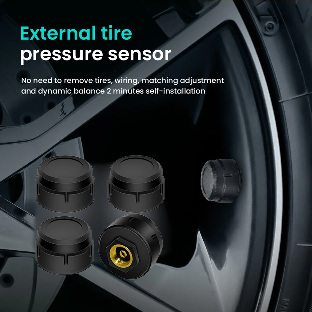 Автомобильная система контроля давления в шинах TPMS Bluetooth с 4 внешними датчиками приложение с противоугонными гайками контроль давления в ши...
Автомобильная система контроля давления в шинах TPMS Bluetooth с 4 внешними датчиками приложение с противоугонными гайками контроль давления в ши...