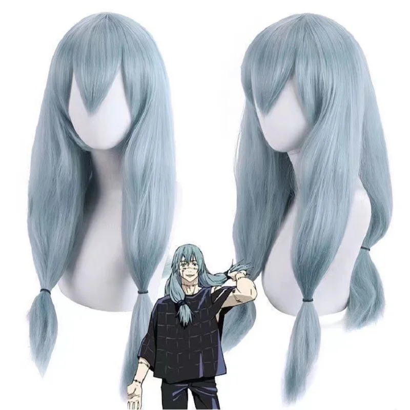 Jujutsu Kaisen Mahito Cosplay Gray Blue Wig Heat Resistant Synthetic Women Men Wigs Halloween Japanese Anime Cosplay Costume
Jujutsu Kaisen Mahito Cosplay Gray Blue Wig Heat Resistant Synthetic Women Men Wigs Halloween Japanese Anime Cosplay Costume