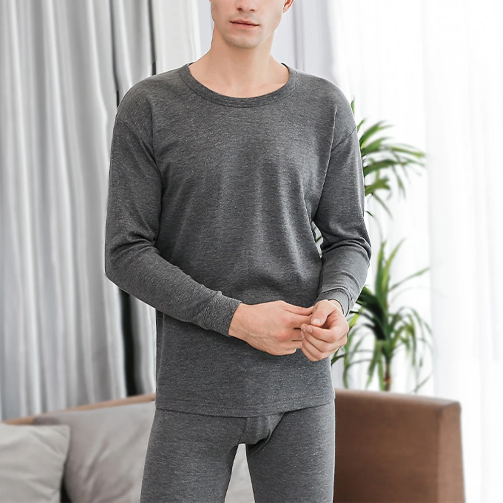 Men Thermal Underwear Long Sleeve Tops Male Warm Bottom Shirts Crew Neck T Shirt Man Sleepwear Top Autumn Witer Homewear Shirts
Men Thermal Underwear Long Sleeve Tops Male Warm Bottom Shirts Crew Neck T Shirt Man Sleepwear Top Autumn Witer Homewear Shirts
