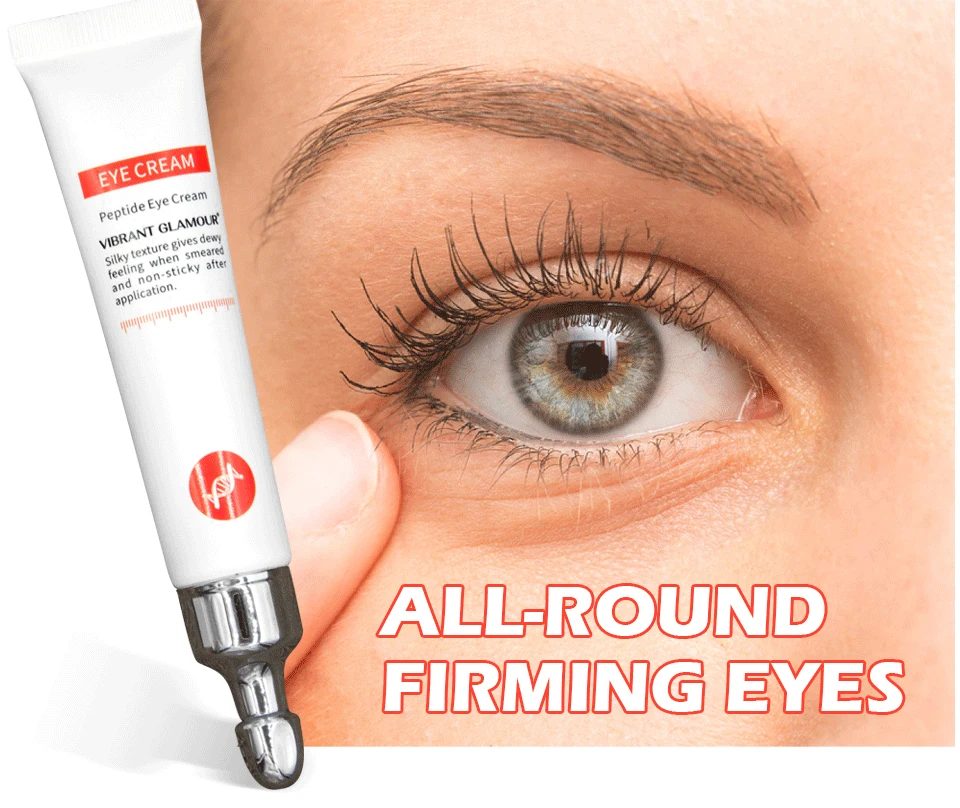 VIBRANT GLAMOUR Eye Cream Peptide Collagen Serum Anti-Wrinkle Anti-Age Remover Dark Circles Eye Care Against Puffiness Bags 1pcs
VIBRANT GLAMOUR Eye Cream Peptide Collagen Serum Anti-Wrinkle Anti-Age Remover Dark Circles Eye Care Against Puffiness Bags 1pcs