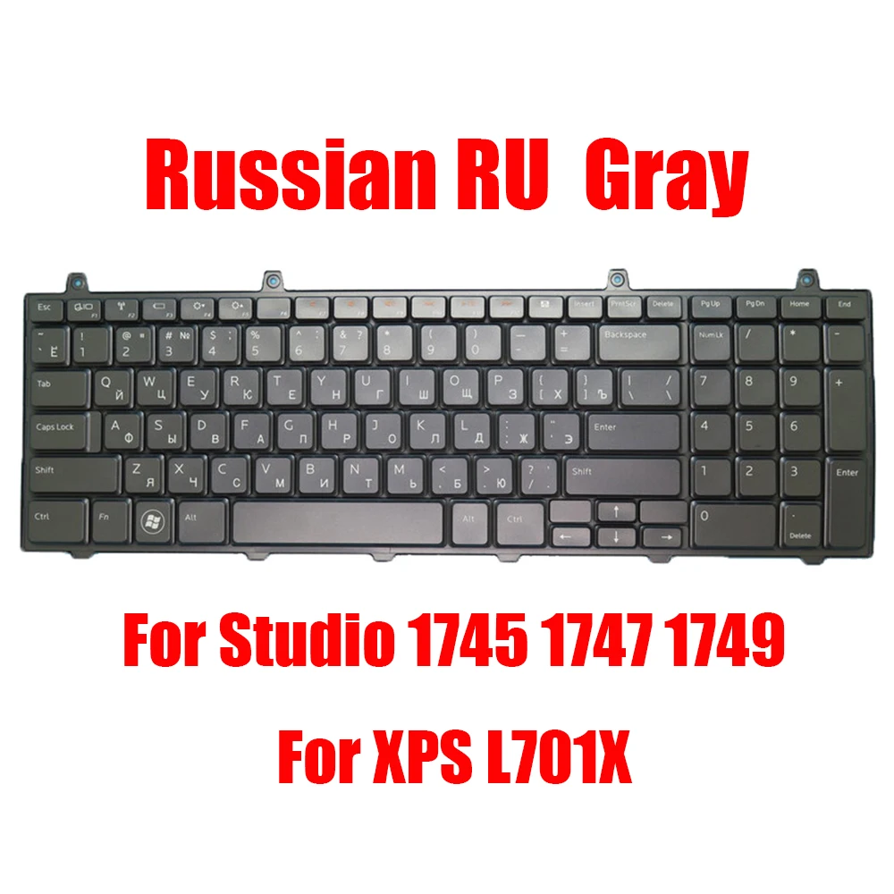 Клавиатура для ноутбука DELL для Studio 1745 1747 1749 для XPS 17 L701X 0K838Y K838Y V104025ES1 AEGM7700110, русская, серая, новая
Клавиатура для ноутбука DELL для Studio 1745 1747 1749 для XPS 17 L701X 0K838Y K838Y V104025ES1 AEGM7700110, русская, серая, новая