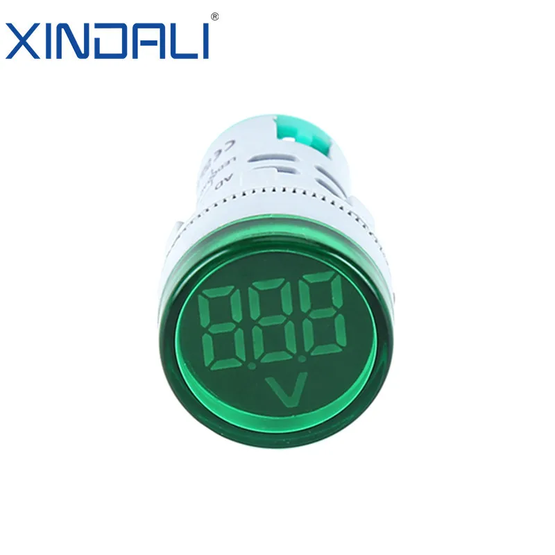 

22MM AD22 AD22-22DSV Type AC 50-500V Mini Voltage Meter LED Digital Display Voltmeter Indicator Light/Pilot Lamp 110V 220V