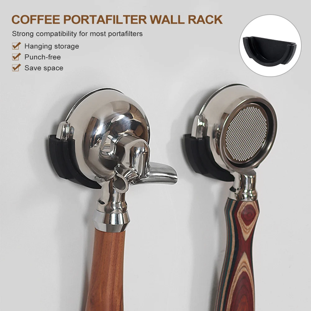 51/54/58MM Coffee Portafilter Wall Mounted Rack Self-Adhesive Portafilter Wall Hanging Rack Coffeeware Organizer Accessories
51/54/58MM Coffee Portafilter Wall Mounted Rack Self-Adhesive Portafilter Wall Hanging Rack Coffeeware Organizer Accessories
