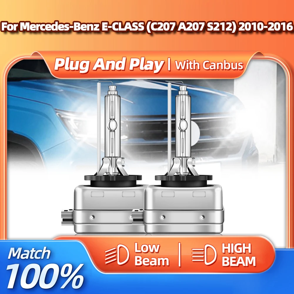 2PCS 35W D1S Xenon Headlight 6000K HID Xenon Lamp Bulb 12V For Mercedes-Benz E-CLASS (C207 A207 S212) 2010-2013 2014 2015 2016
2PCS 35W D1S Xenon Headlight 6000K HID Xenon Lamp Bulb 12V For Mercedes-Benz E-CLASS (C207 A207 S212) 2010-2013 2014 2015 2016