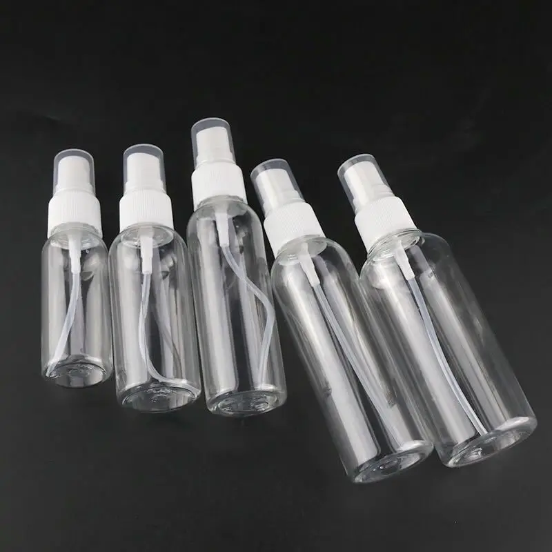 5pcs 10ml 30ml 50ml 60ml 100ml Spray Bottle Empty Vial Refillable Mist Pump Perfume Essential Oil Atomizer Travel Accessories 
5pcs 10ml 30ml 50ml 60ml 100ml Spray Bottle Empty Vial Refillable Mist Pump Perfume Essential Oil Atomizer Travel Accessories