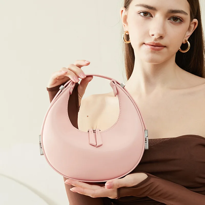 Women's Bag Fashion Designer New Handbags Female Half Moon Subaxillary Bags Casual Retro Mini Shoulder Bag Ladies Shopping Tote
Women's Bag Fashion Designer New Handbags Female Half Moon Subaxillary Bags Casual Retro Mini Shoulder Bag Ladies Shopping Tote