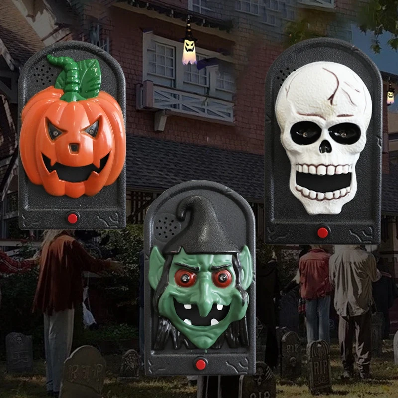 Hot 3C-Funny Halloween Doorbell New Doorbell Contact Sounds LED Light Control Halloween Decorations
Hot 3C-Funny Halloween Doorbell New Doorbell Contact Sounds LED Light Control Halloween Decorations