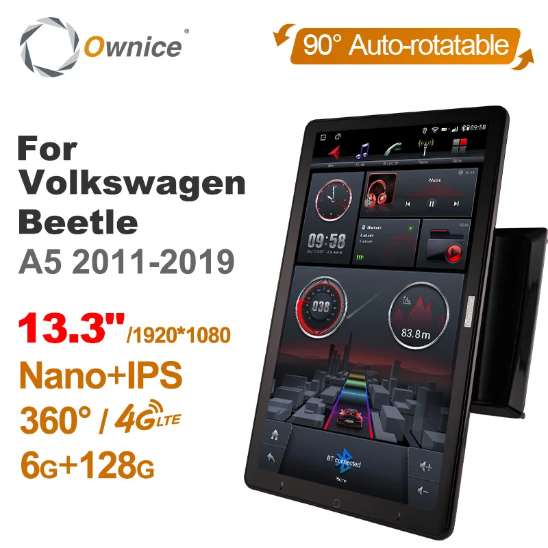 Rotatain 13.3 inch 1920*1080 Car android radio Multimedia for Volkswagen Beetle A5 2011-2019 Support Front Camera Fiber optic
Rotatain 13.3 inch 1920*1080 Car android radio Multimedia for Volkswagen Beetle A5 2011-2019 Support Front Camera Fiber optic