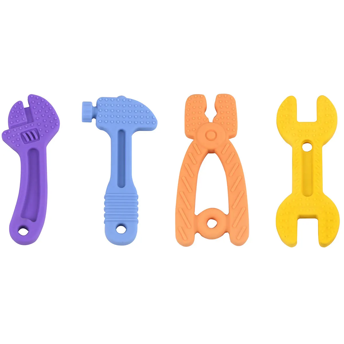 4Pcs Baby Silicone Teethers Food Grade Silicone Chew Teething Toy Baby Teething Product Accessories For Pacifier Chains BPA Free
4Pcs Baby Silicone Teethers Food Grade Silicone Chew Teething Toy Baby Teething Product Accessories For Pacifier Chains BPA Free