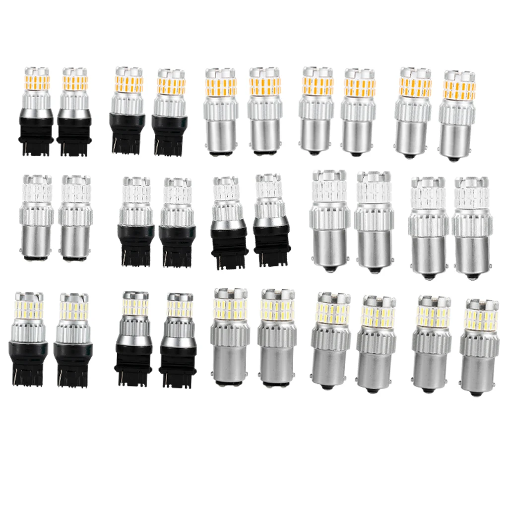 Car Backup Tail Brake Lights Turn Signal Lights Bulbs Replacement for Turn Signal Reverse Parking RV Lights
Car Backup Tail Brake Lights Turn Signal Lights Bulbs Replacement for Turn Signal Reverse Parking RV Lights