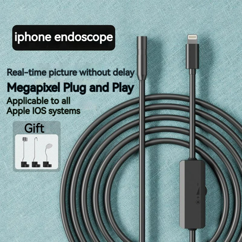 Industry Car Endoscope Pipe Drain Inspection Snake Scope Camera for Iphone ios Full HD 8mm Video Endoscopic Micro Cameras Probe
Industry Car Endoscope Pipe Drain Inspection Snake Scope Camera for Iphone ios Full HD 8mm Video Endoscopic Micro Cameras Probe