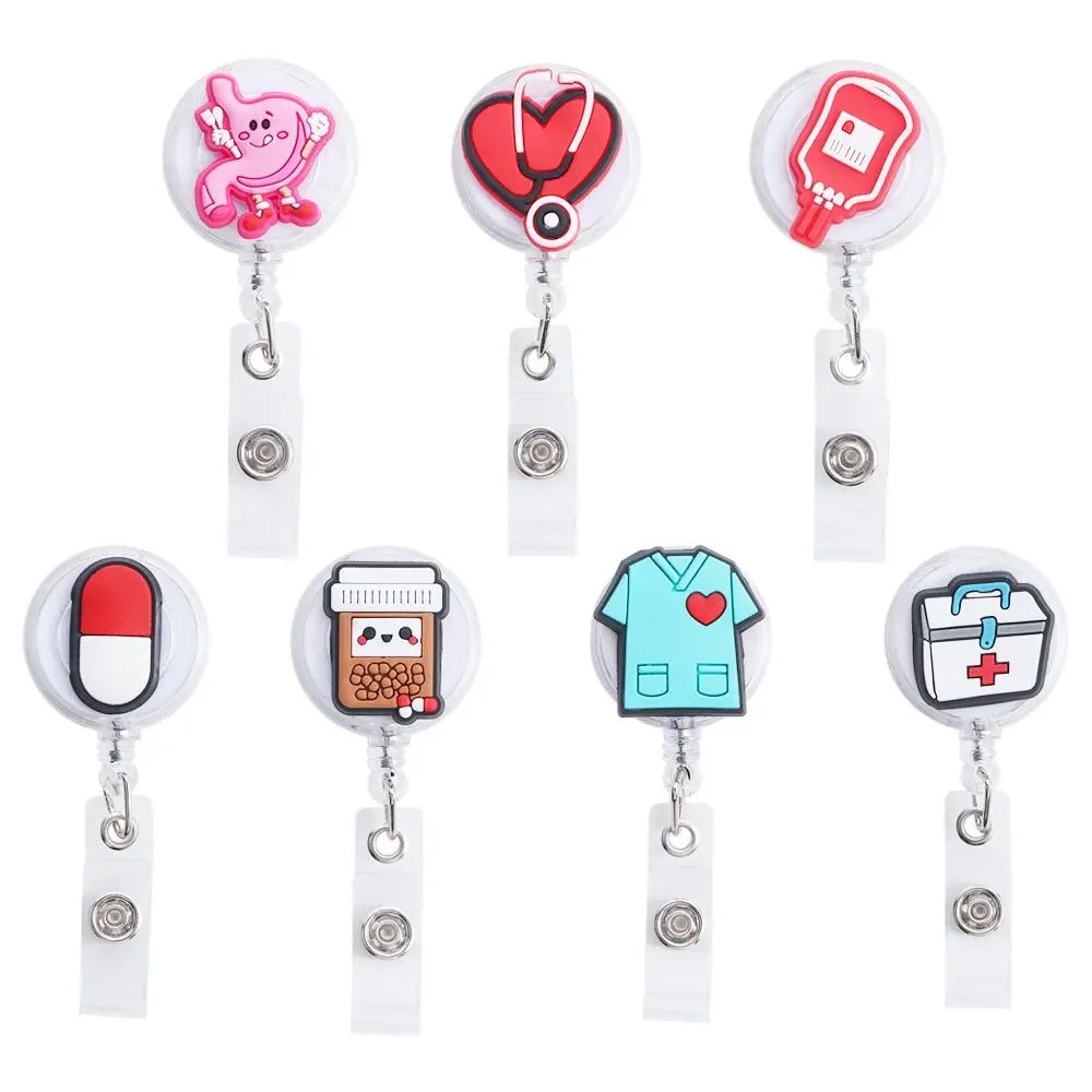 Cartoon Retractable Reel Hospital Staff Card Lanyard Badge Badge Holder Easy Pull Buckle Chest Pocket Clip
Cartoon Retractable Reel Hospital Staff Card Lanyard Badge Badge Holder Easy Pull Buckle Chest Pocket Clip