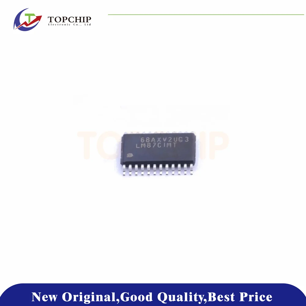 1Pcs New original LM87CIMT/NOPB LM87CIMT -40℃~+125℃ TSSOP-24 Temperature Sensors
1Pcs New original LM87CIMT/NOPB LM87CIMT -40℃~+125℃ TSSOP-24 Temperature Sensors