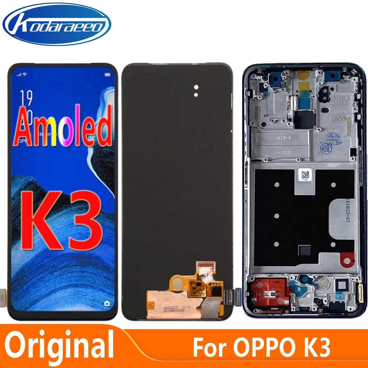6,5 "Amoled Оригинальный ЖК-дисплей для OPPO K3, сменный сенсорный экран, дигитайзер для OPPOK3 CPH1955 CUN-AL00 PCGM00 LCD
6,5 "Amoled Оригинальный ЖК-дисплей для OPPO K3, сменный сенсорный экран, дигитайзер для OPPOK3 CPH1955 CUN-AL00 PCGM00 LCD