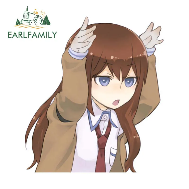 EARLFAMILY 13 см x 11,6 см для Steins ворота Makise Kurisu Автомобильная Наклейка Автомобильные товары JDM наклейка на окклюзию с царапинами индивидуальное украшение
EARLFAMILY 13 см x 11,6 см для Steins ворота Makise Kurisu Автомобильная Наклейка Автомобильные товары JDM наклейка на окклюзию с царапинами индивидуальное украшение