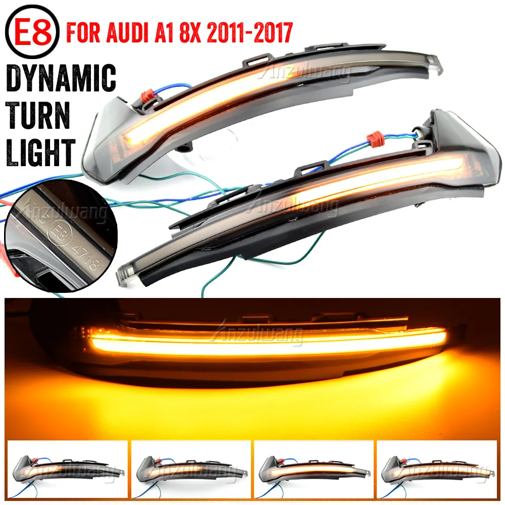 Dynamic Indicator Blinker Side Rear-View Mirror Indicator LED Turn Signal Light For Audi A1 8X 2011 2012 2013 2014 2015-2017 
Dynamic Indicator Blinker Side Rear-View Mirror Indicator LED Turn Signal Light For Audi A1 8X 2011 2012 2013 2014 2015-2017