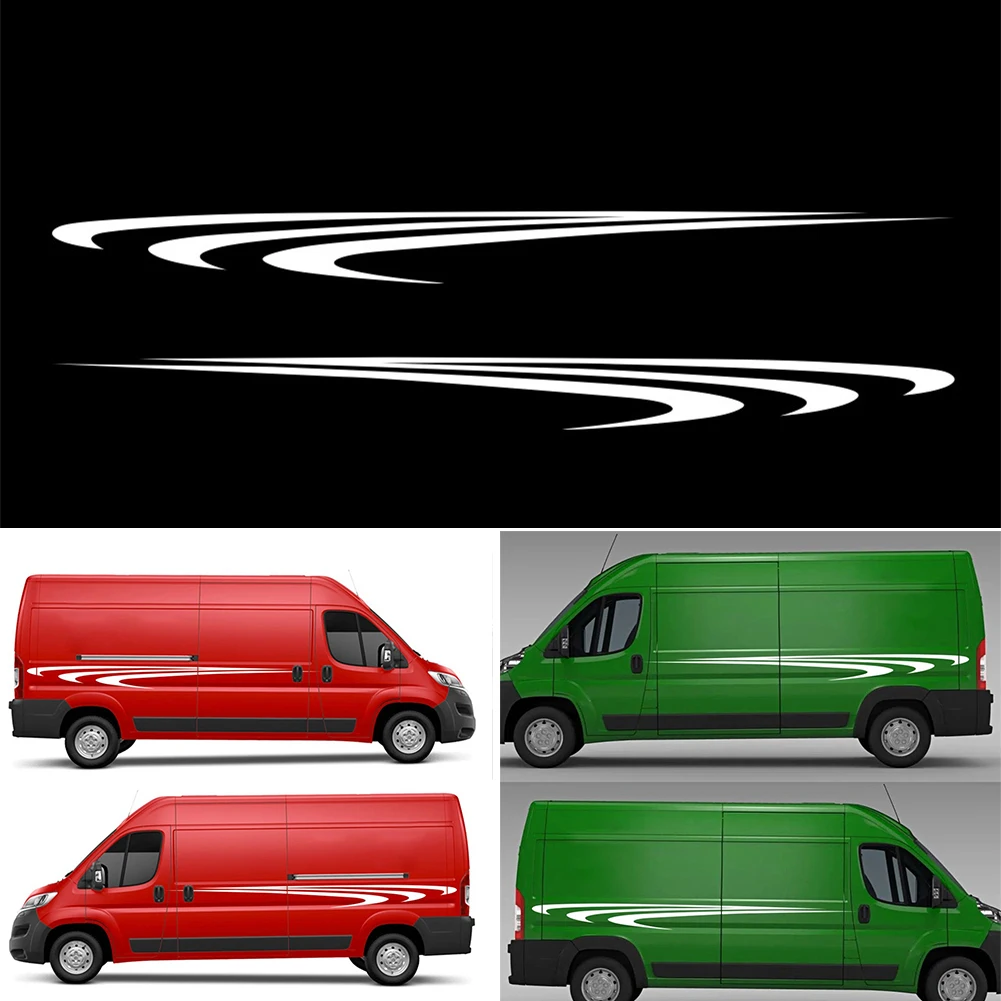2pcs RV Caravan Travel Trailer Vinyl Side Body Racing Graphic Decal Sticker Car Long Stripes White Vinyl Removable Parts
2pcs RV Caravan Travel Trailer Vinyl Side Body Racing Graphic Decal Sticker Car Long Stripes White Vinyl Removable Parts