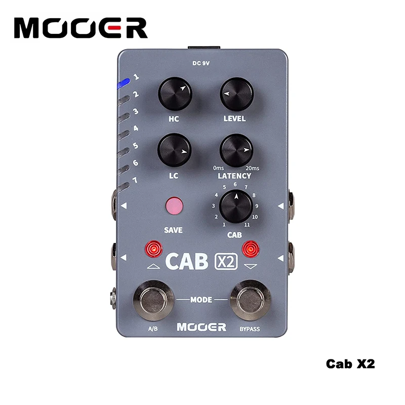 MOOER CAB X2 Dual Footswitch Cab Sim IR загрузка стереокабинета имитация педали 14 предустановок Слоты поддержка редактирования программного обеспечения
MOOER CAB X2 Dual Footswitch Cab Sim IR загрузка стереокабинета имитация педали 14 предустановок Слоты поддержка редактирования программного обеспечения