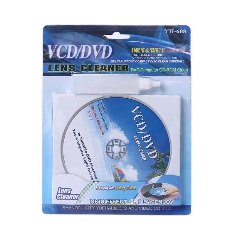 Upgraded Video Lens Cleaner Digital Innovations Lens Clean Disc Kit DVD Repair Tool Household Cleaning Liquid
Upgraded Video Lens Cleaner Digital Innovations Lens Clean Disc Kit DVD Repair Tool Household Cleaning Liquid