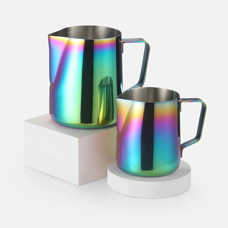Stainless Steel Color Steam Pitcher 600ml Frothing Pitcher Milk Frothing Cup Milk Frother Fancy Milk Cup Coffee Appliance
Stainless Steel Color Steam Pitcher 600ml Frothing Pitcher Milk Frothing Cup Milk Frother Fancy Milk Cup Coffee Appliance