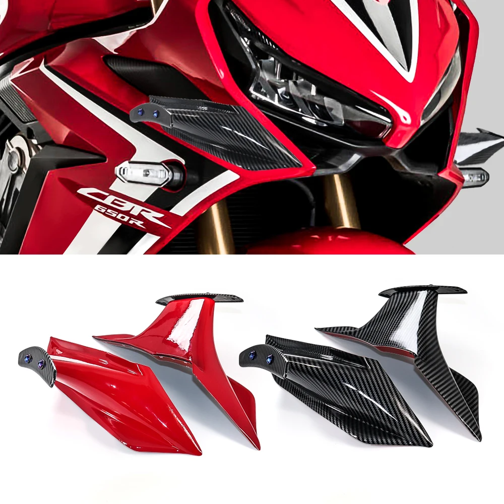 Motorcycle Aerodynamic Wing Kit For Honda CBR650R CBR650 CBR 650 R 650R 2019 - 2021 ABS Winglets Fairing Spoiler Fixed Spoiler
Motorcycle Aerodynamic Wing Kit For Honda CBR650R CBR650 CBR 650 R 650R 2019 - 2021 ABS Winglets Fairing Spoiler Fixed Spoiler