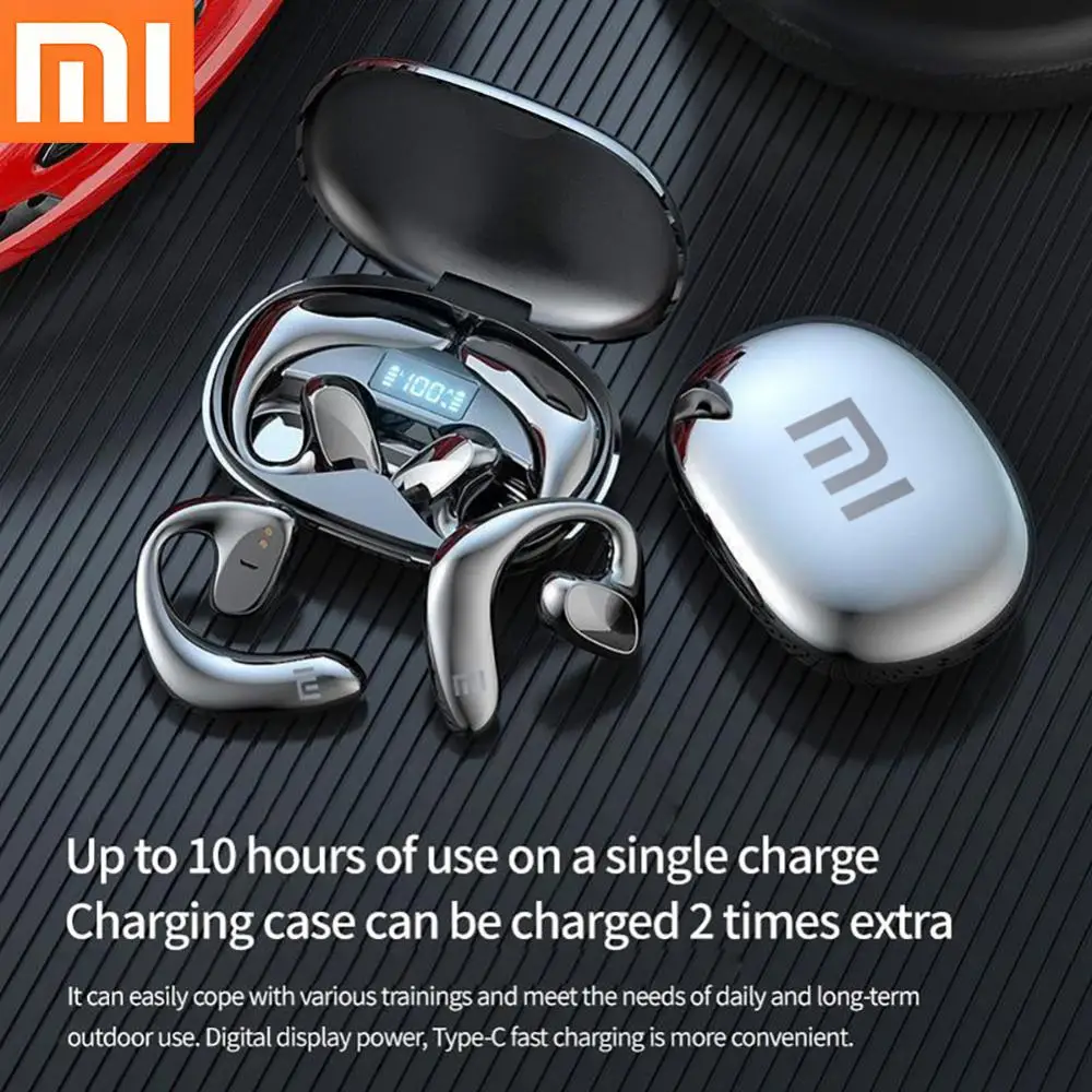 For Xiaomi Air Conduction Bluetooth Earphones With Mic TWS Headphones Waterproof Headsets Noise Reduction Ear Hook HiFi Earbuds
For Xiaomi Air Conduction Bluetooth Earphones With Mic TWS Headphones Waterproof Headsets Noise Reduction Ear Hook HiFi Earbuds