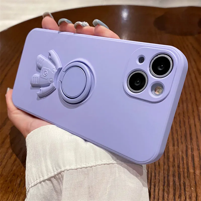 Creative Cute Liquid Silicone Astronaut Ring Bracket For iPhone 13 11 12 Pro Max X XR XS 7 8 Plus Rotate Holder Back Phone Case
Creative Cute Liquid Silicone Astronaut Ring Bracket For iPhone 13 11 12 Pro Max X XR XS 7 8 Plus Rotate Holder Back Phone Case