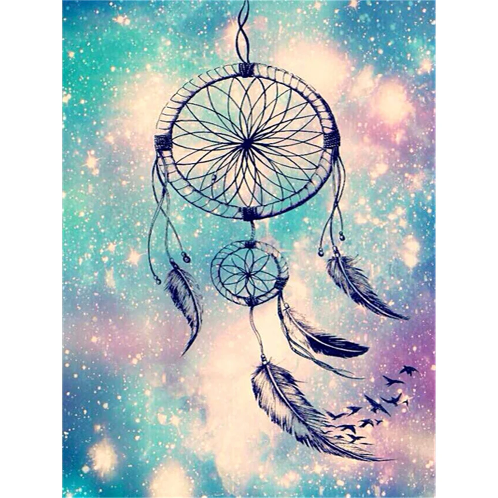 Набор для алмазной вышивки «Ловец снов»
Набор для алмазной вышивки «Ловец снов»