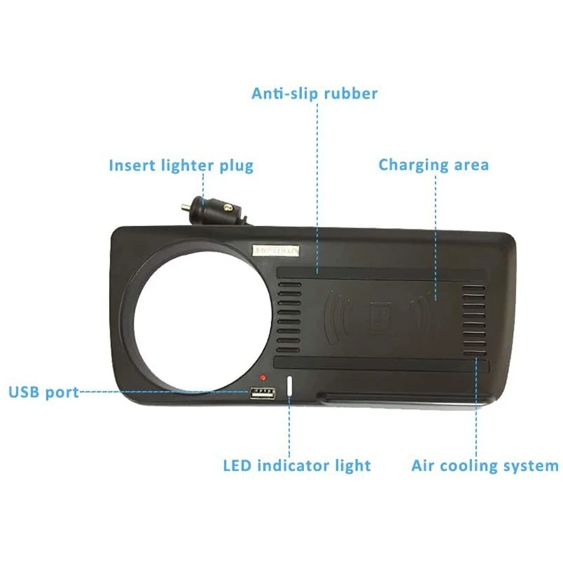15W Car Wireless Charger Phone Charger Charging Plate For-BMW 5 Series F10 F18 2012-2017
15W Car Wireless Charger Phone Charger Charging Plate For-BMW 5 Series F10 F18 2012-2017