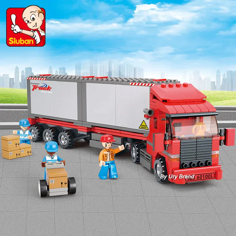 Sluban City Series Cargoes Transport Truck Set Boxcar Freight Car Container DIY Building Blocks Toy for Kids Gifts 345PCS 0338
Sluban City Series Cargoes Transport Truck Set Boxcar Freight Car Container DIY Building Blocks Toy for Kids Gifts 345PCS 0338