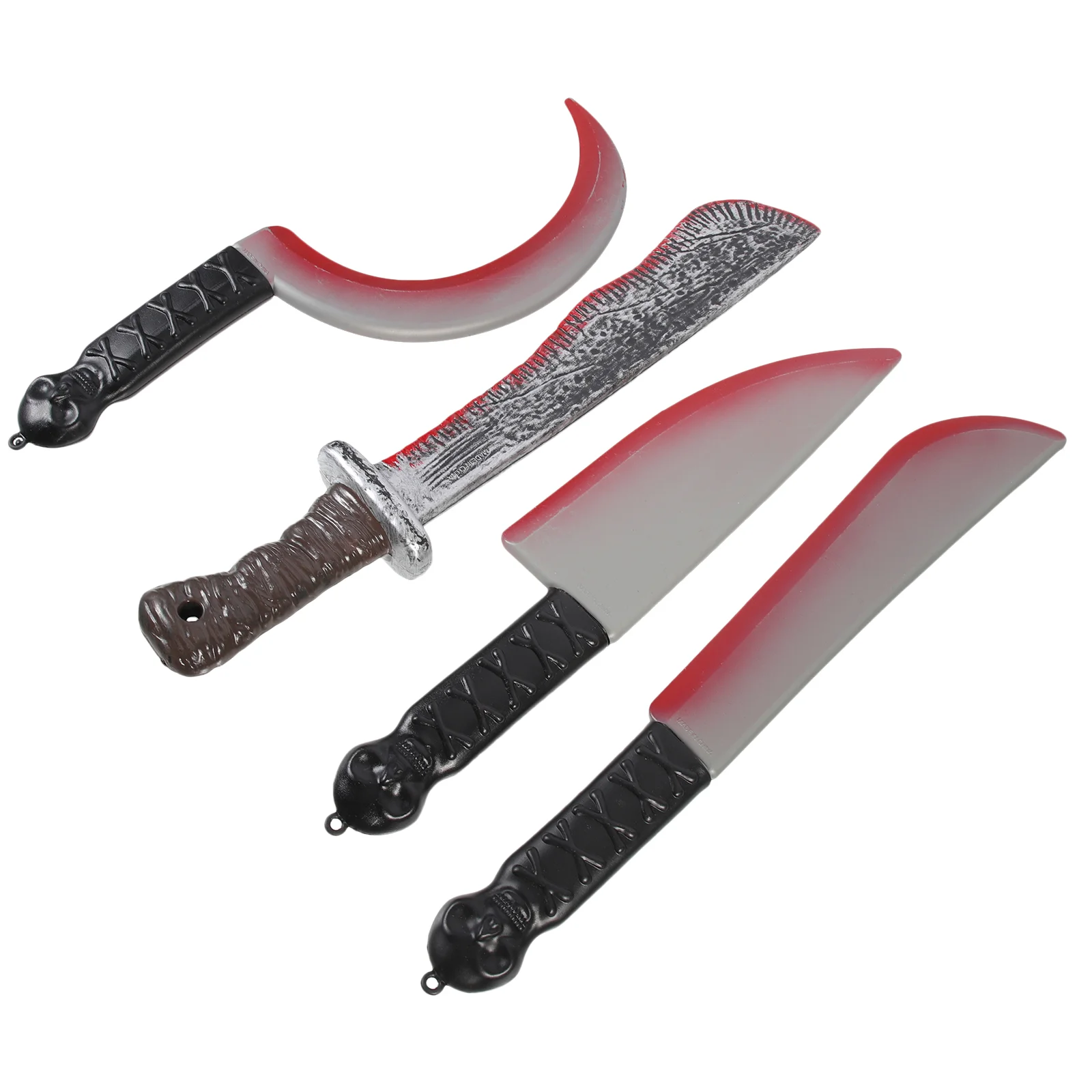 4 Pcs Vintage Accessories Blood Knife Props Party Supplies Halloween Fake Knives Plastic Child
4 Pcs Vintage Accessories Blood Knife Props Party Supplies Halloween Fake Knives Plastic Child