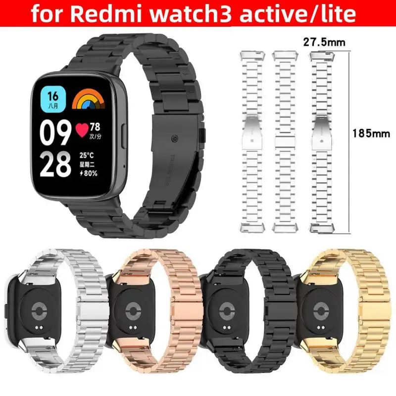 Replacement Bracelet for Redmi Watch3 Active Watch Strap Stainless Steel Metal Strap for Redmi Watch3 Active Lite Wristband
Replacement Bracelet for Redmi Watch3 Active Watch Strap Stainless Steel Metal Strap for Redmi Watch3 Active Lite Wristband