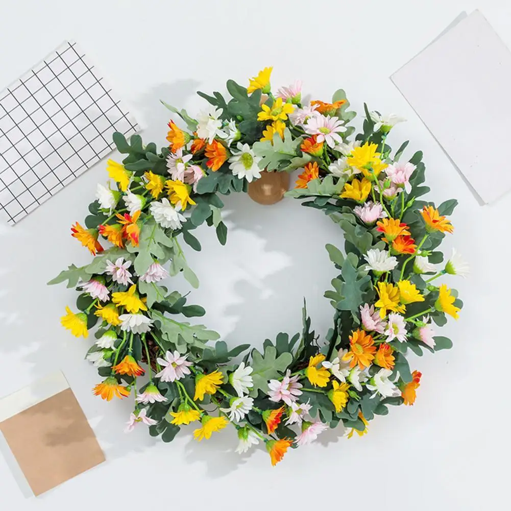 Artificial Flower Wreath Practical Decorative No Withering for Gift Fake Flower Garland Fake Flower Wreath
Artificial Flower Wreath Practical Decorative No Withering for Gift Fake Flower Garland Fake Flower Wreath