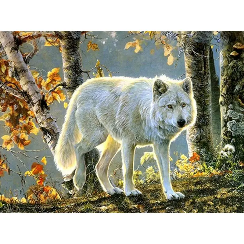 GATYZTORY Oil Painting By Numbers Animals DIY Hand Painted Wall Art For Adults Coloring By Numbers White Wolf Gift Home Decor
GATYZTORY Oil Painting By Numbers Animals DIY Hand Painted Wall Art For Adults Coloring By Numbers White Wolf Gift Home Decor