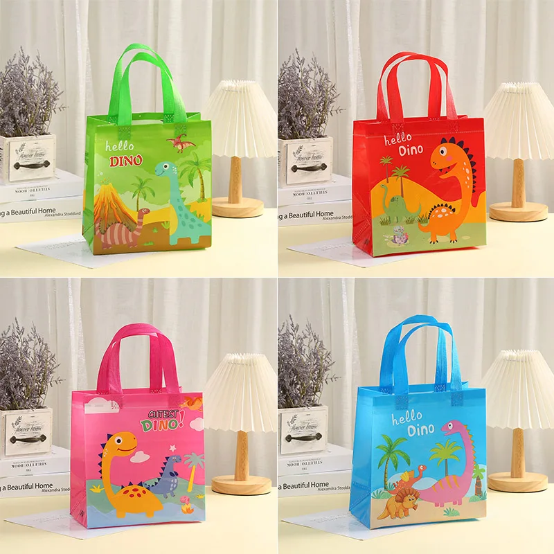 4pcs Cartoon Dinosaur Party Gift Bags Non-Woven Tote Bags Boys Dino Theme Birthday Party Decorations Kids Party Gift packing bag
4pcs Cartoon Dinosaur Party Gift Bags Non-Woven Tote Bags Boys Dino Theme Birthday Party Decorations Kids Party Gift packing bag