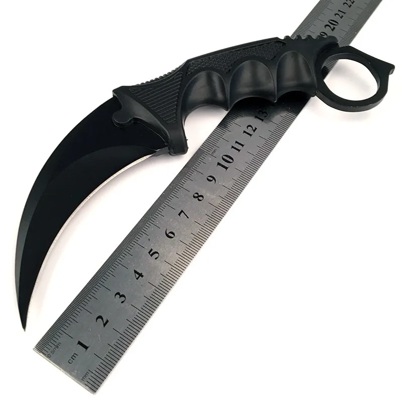CS GO Hunting Fixed Knife Karambit Tactical Combat Survival Neck Claw Knives Hike Outdoor Self Defense Hunting Survival Knife
CS GO Hunting Fixed Knife Karambit Tactical Combat Survival Neck Claw Knives Hike Outdoor Self Defense Hunting Survival Knife