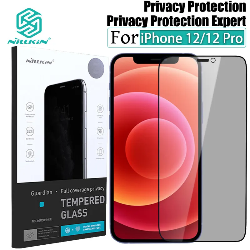Nillkin for iPhone 12 12 Pro 12 Mini 12 Pro Max Screen Protector Full Coverage Privacy Tempered Glass 0.33mm Dust Protection Net
Nillkin for iPhone 12 12 Pro 12 Mini 12 Pro Max Screen Protector Full Coverage Privacy Tempered Glass 0.33mm Dust Protection Net