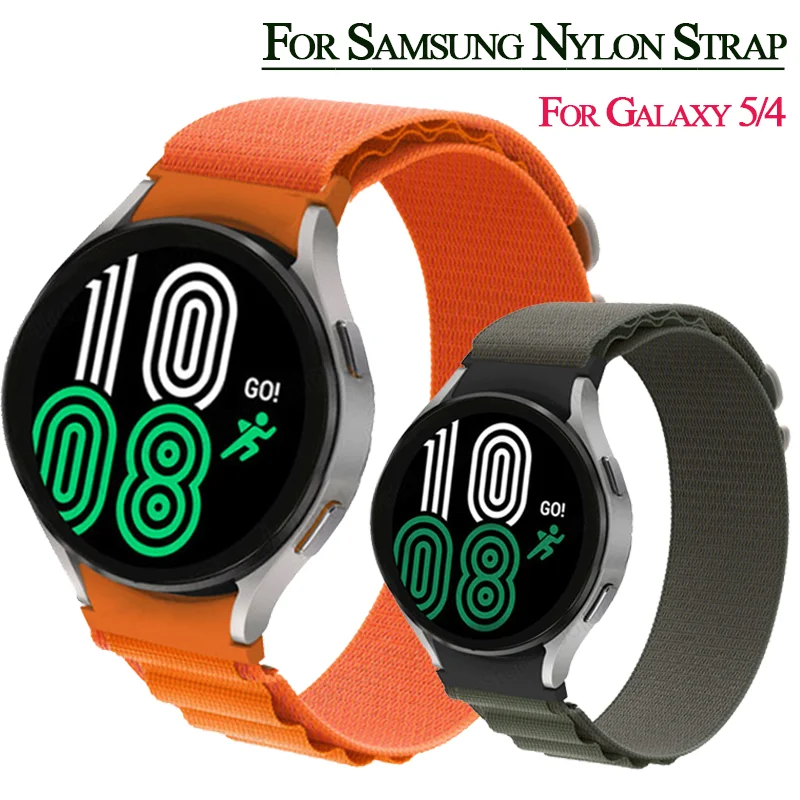 Nylon Alpine Loop Strap for Samsung Watch 5/4 44mm 40mm Watch5 Pro 45mm G-hook slides Band for Galaxy Watch 4 Classic 42 46mm
Nylon Alpine Loop Strap for Samsung Watch 5/4 44mm 40mm Watch5 Pro 45mm G-hook slides Band for Galaxy Watch 4 Classic 42 46mm