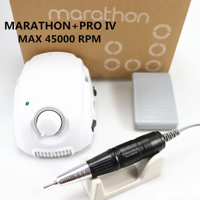 MARATHON-Champion 3 PRO XII Handle 35K/40K Electric Nail Drill STRONG 210 Micro Motor Grinding Machine For Nail Art Tools
MARATHON-Champion 3 PRO XII Handle 35K/40K Electric Nail Drill STRONG 210 Micro Motor Grinding Machine For Nail Art Tools
