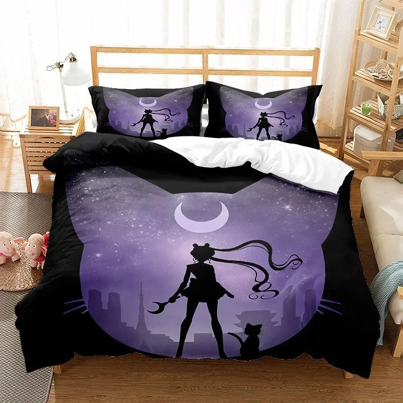 Комплект постельного белья Bandai Sailor Moon из хлопка/полиэстера
Комплект постельного белья Bandai Sailor Moon из хлопка/полиэстера