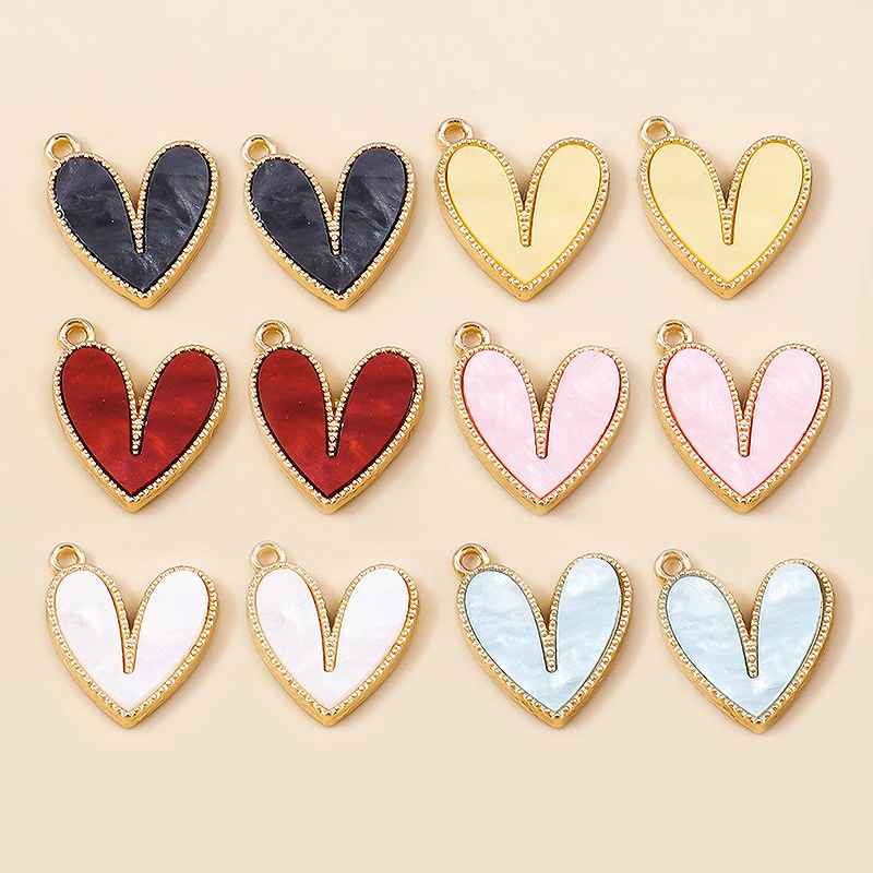 10pcs 18*16mm Small Colorful Alloy Heart Charms Cute Love Pendant for DIY Bracelet Necklaces Jewelry Making Accessories
10pcs 18*16mm Small Colorful Alloy Heart Charms Cute Love Pendant for DIY Bracelet Necklaces Jewelry Making Accessories