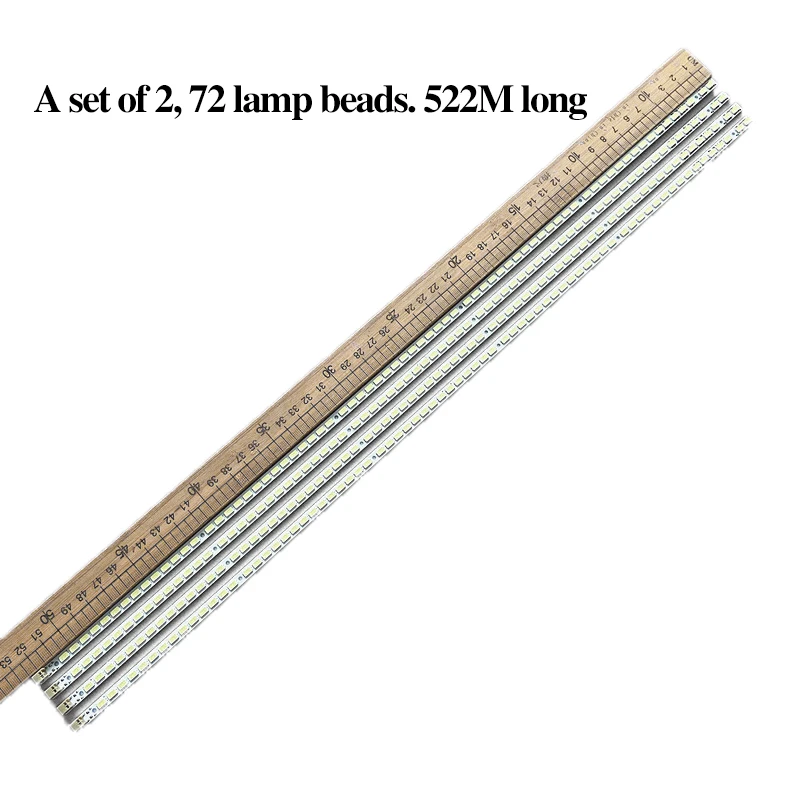 522mm LED Backlight Lamp strip 72leds for Samsung 46"TV 2010SVS46 UA46C5000 LJ64-02381A LTF460HQ02 LMB-4600BM11 LJ64-02952A
522mm LED Backlight Lamp strip 72leds for Samsung 46"TV 2010SVS46 UA46C5000 LJ64-02381A LTF460HQ02 LMB-4600BM11 LJ64-02952A