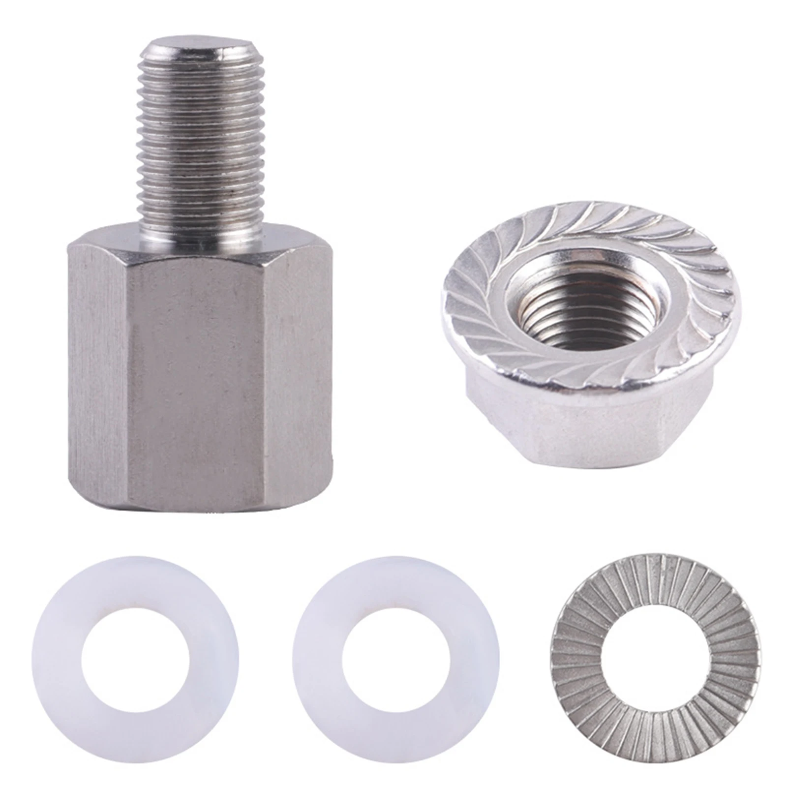 High Quality Connection Adapter Bicycle Trailer 10.5mm Diameter Circular Threaded Holes M10 Solid Shafts Silver
High Quality Connection Adapter Bicycle Trailer 10.5mm Diameter Circular Threaded Holes M10 Solid Shafts Silver